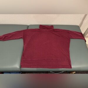 PINK Victoria's Secret Maroon Turtleneck Sweater